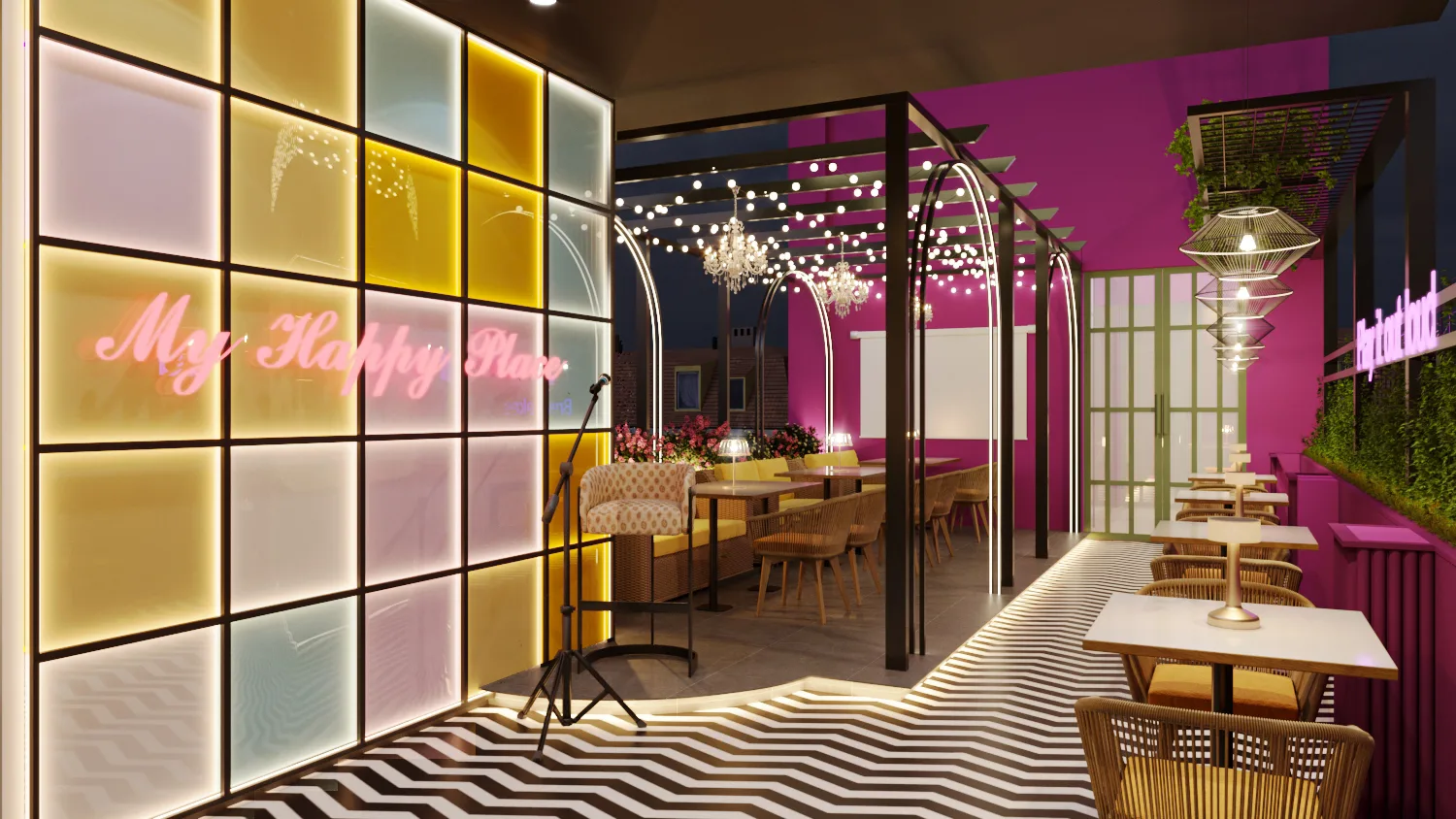 Brewhouse - lucknow interior