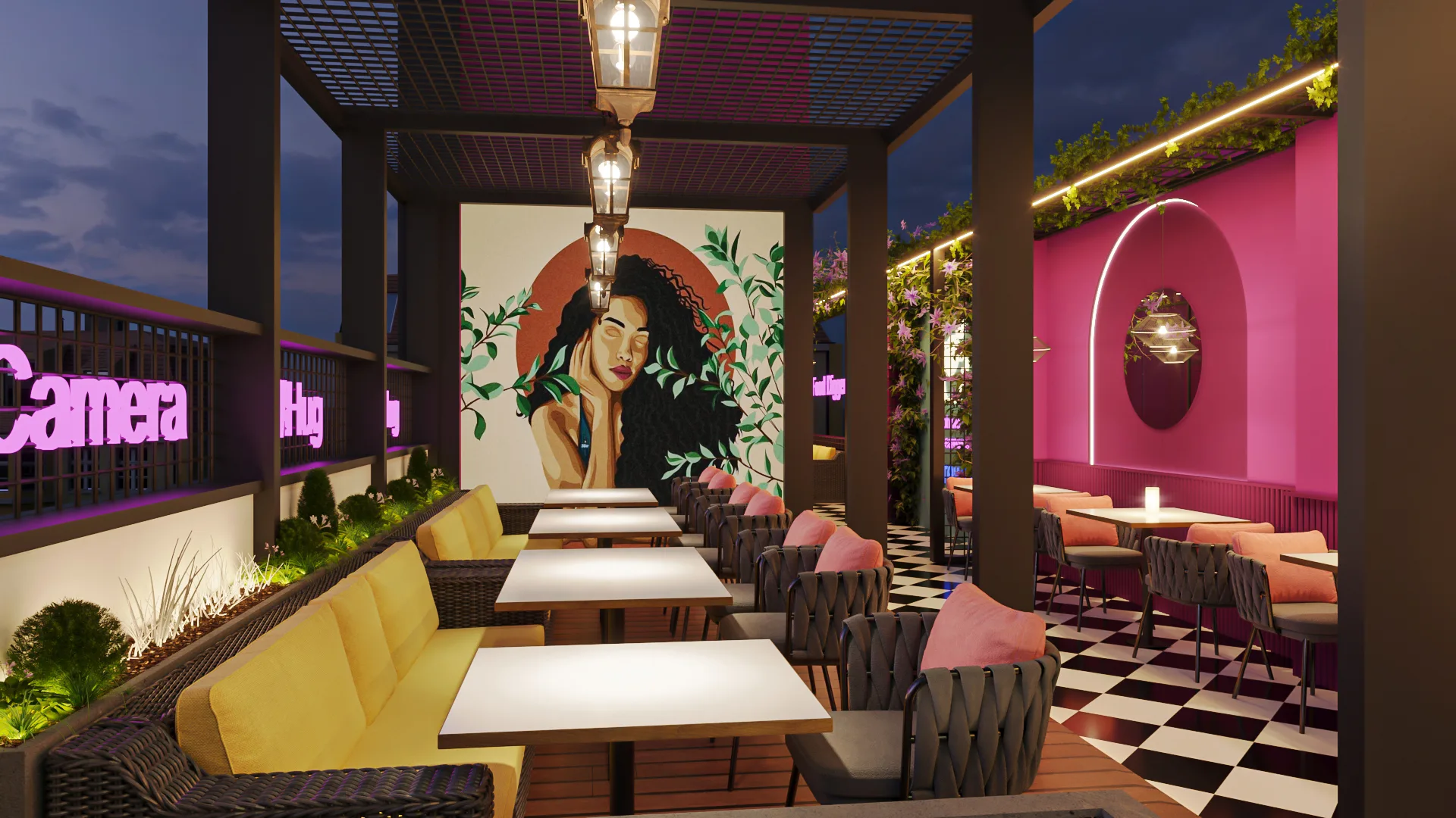 Brewhouse - lucknow interior