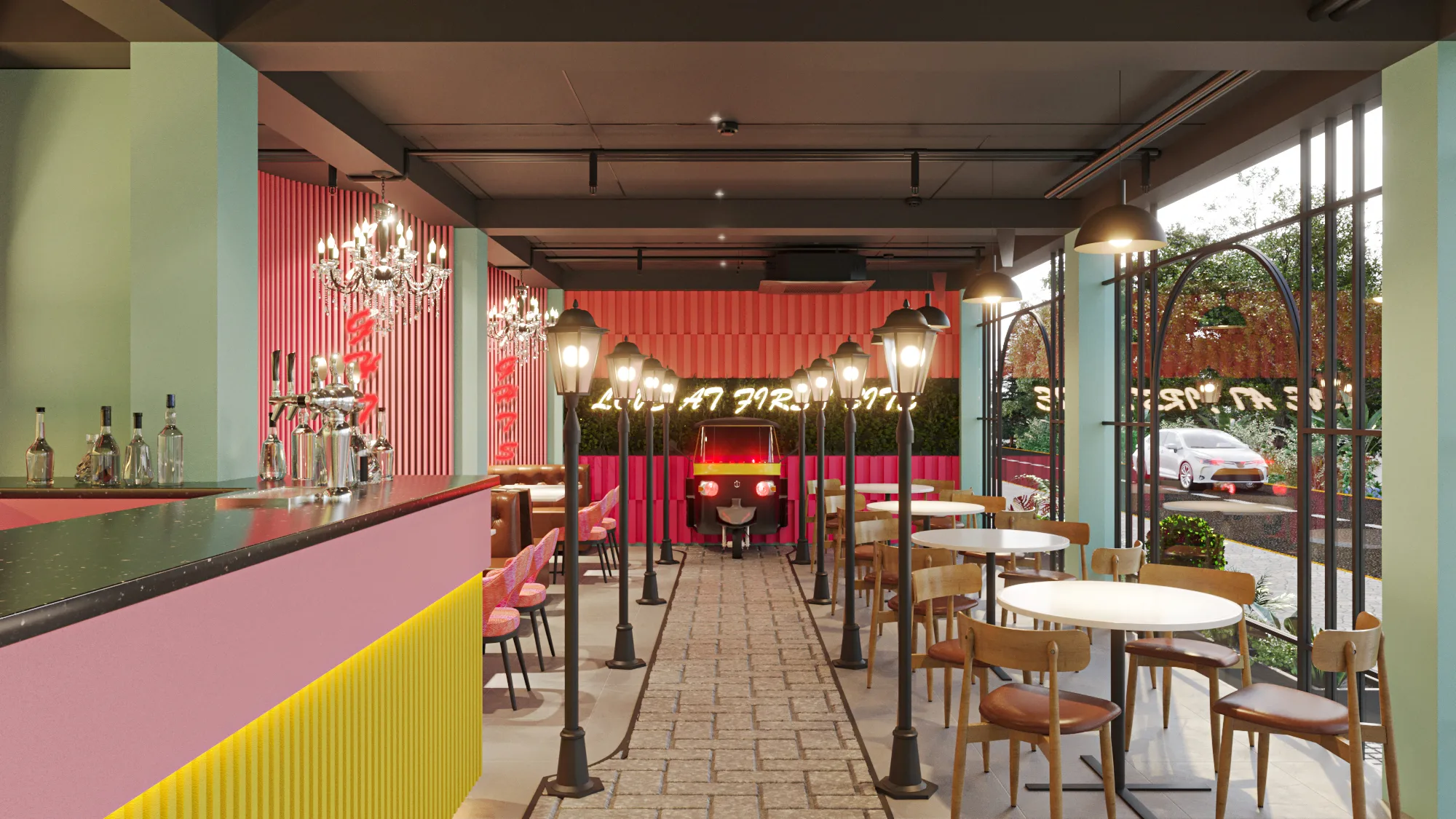 Chaat ka chaska interior