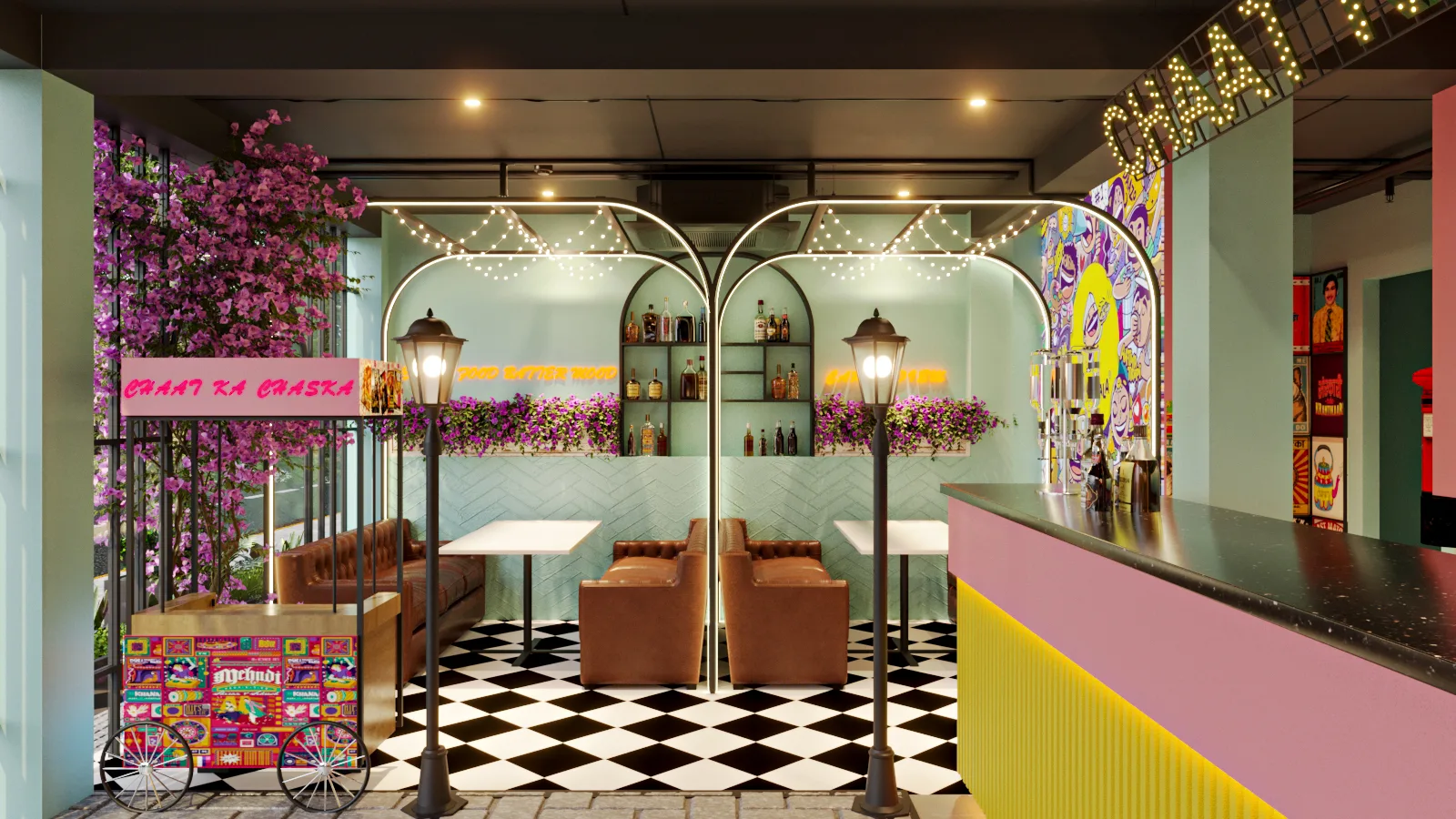Chaat ka chaska interior