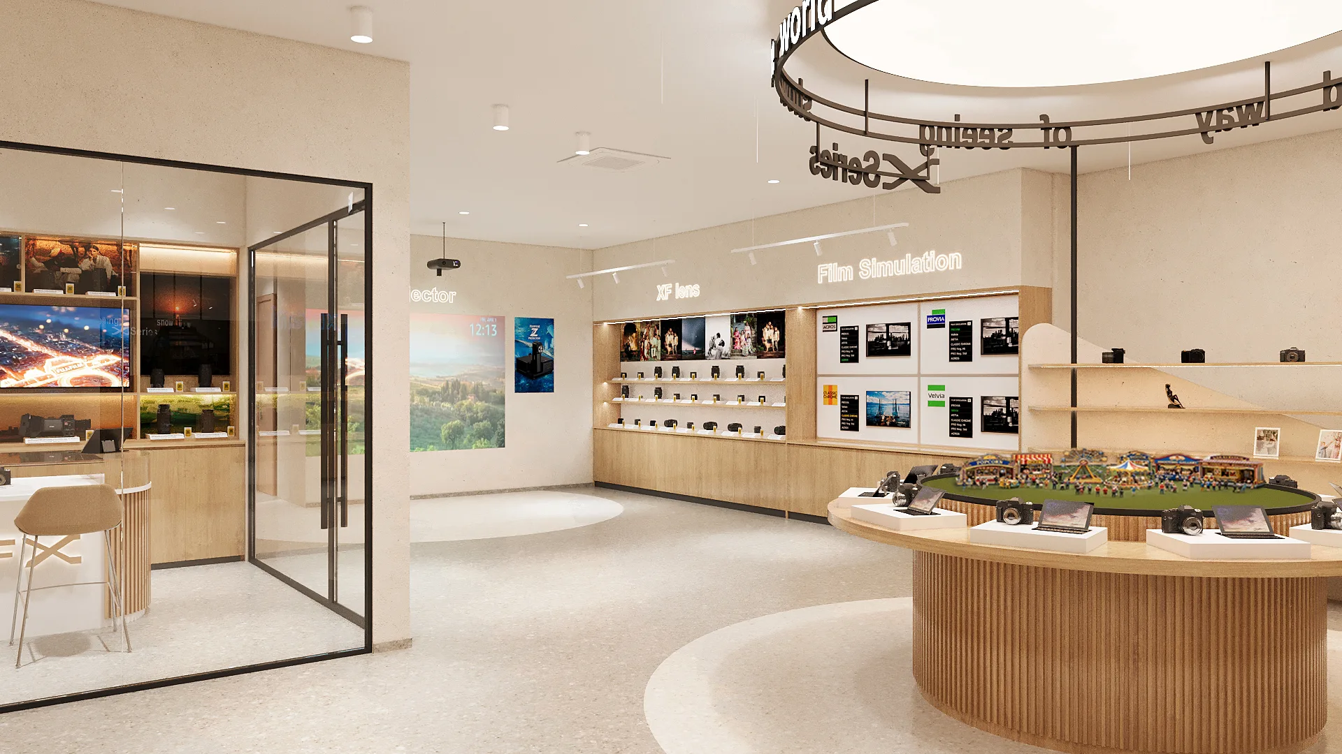 Fujifilm interior