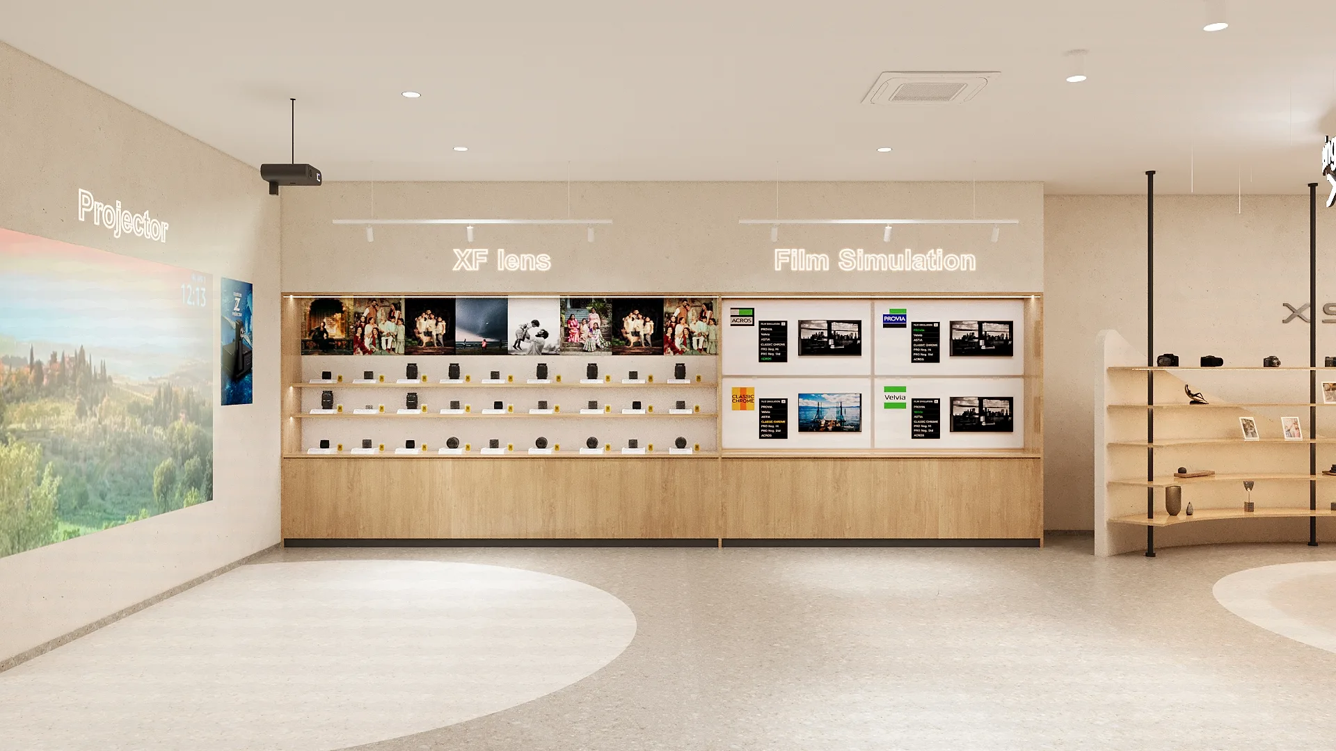 Fujifilm interior