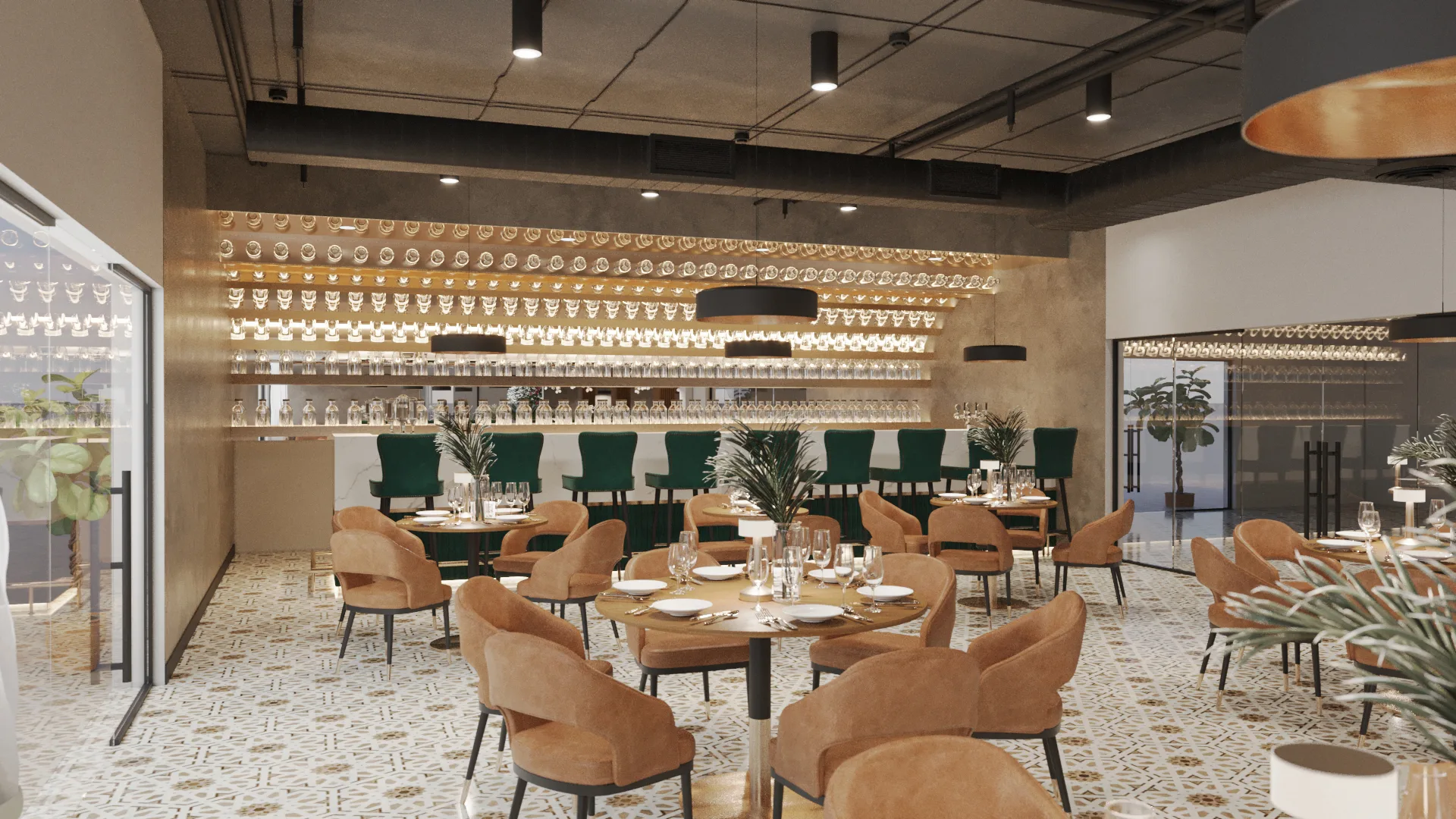 Gymkhana Restaurant interior