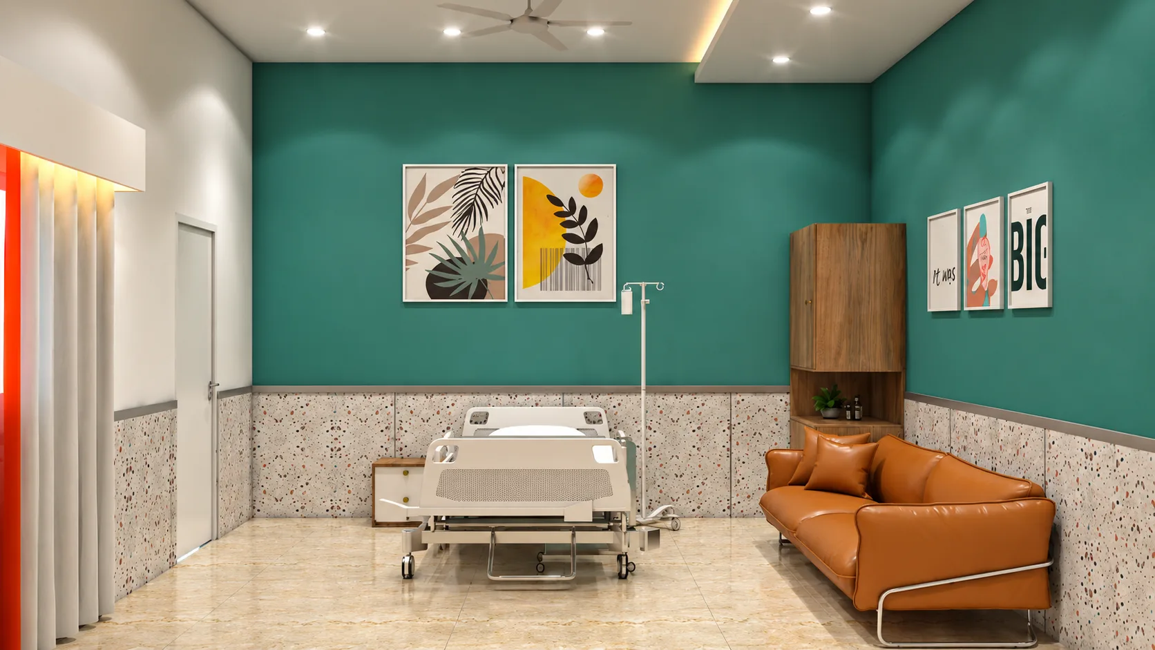 Kailash Hospital interior