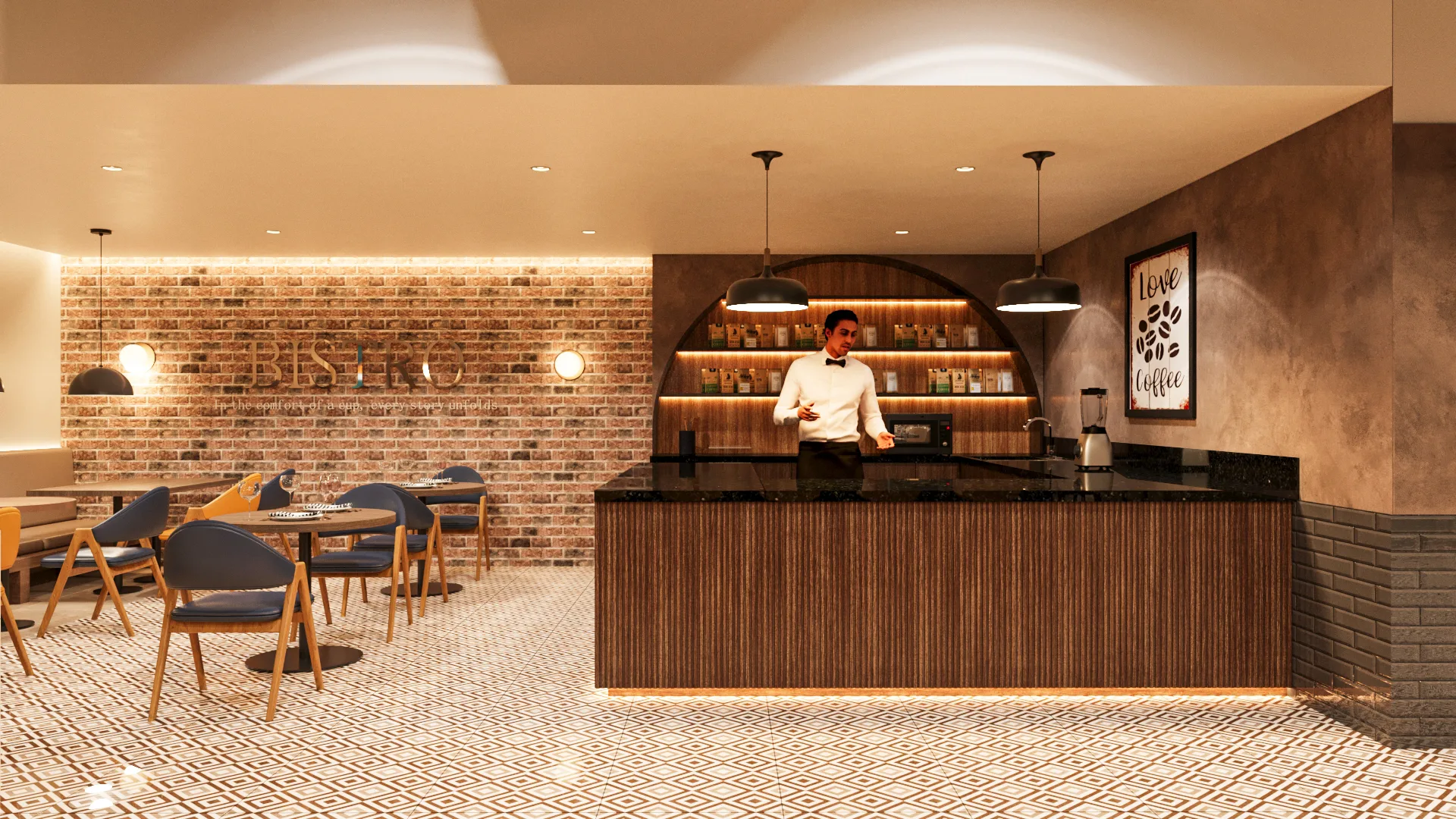 LEELA Bistro interior