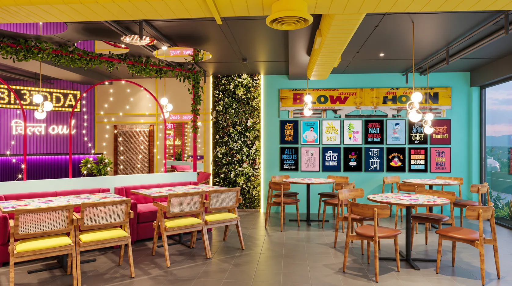 Punjabi Adda interior