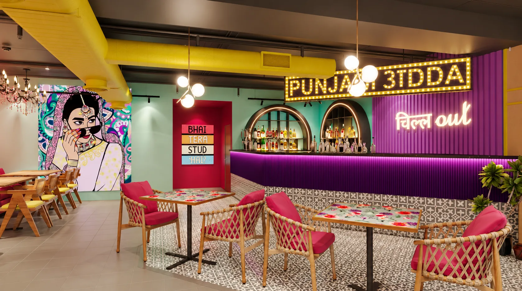 Punjabi Adda interior