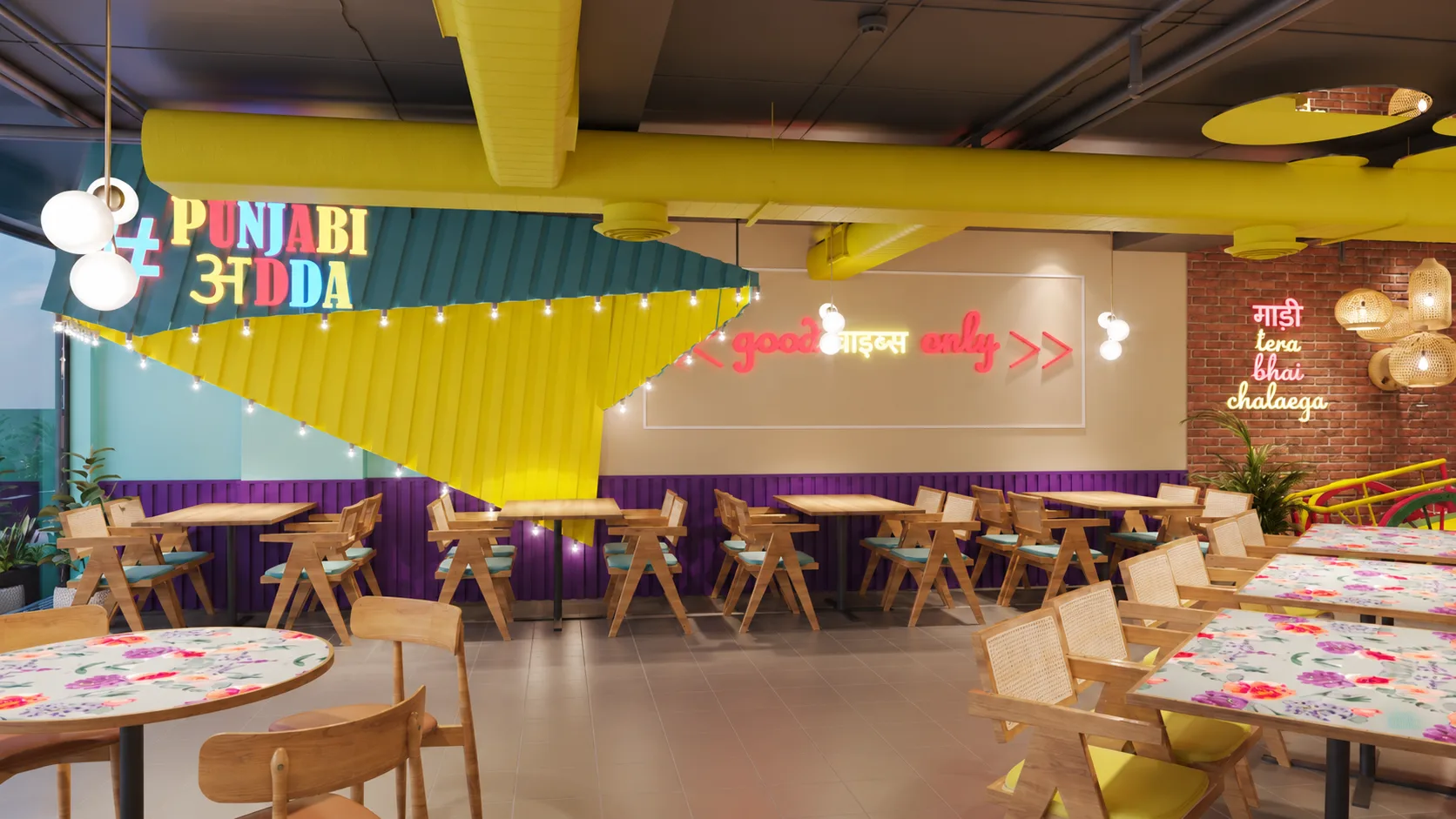 Punjabi Adda interior