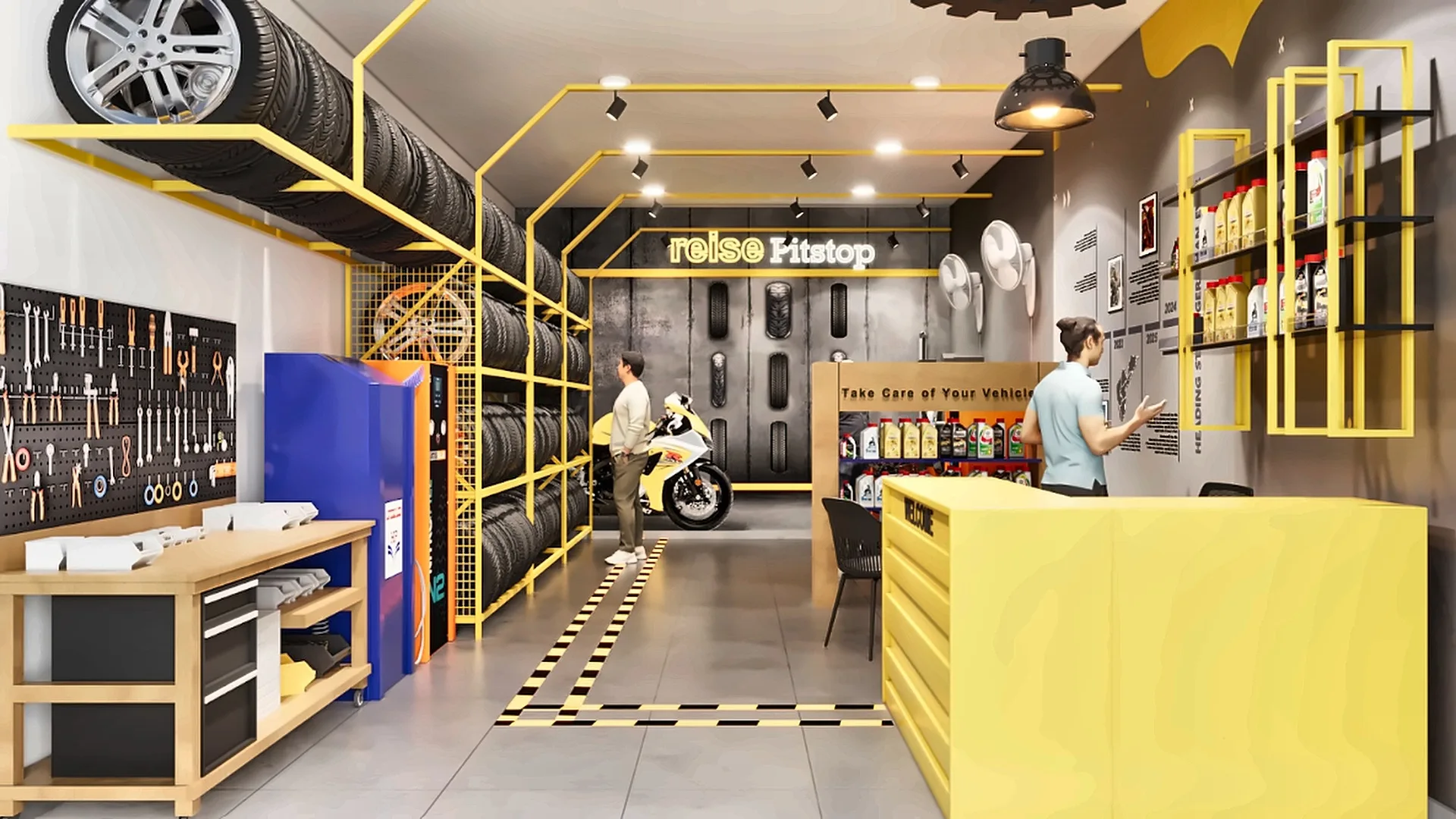 REISE MOTO interior